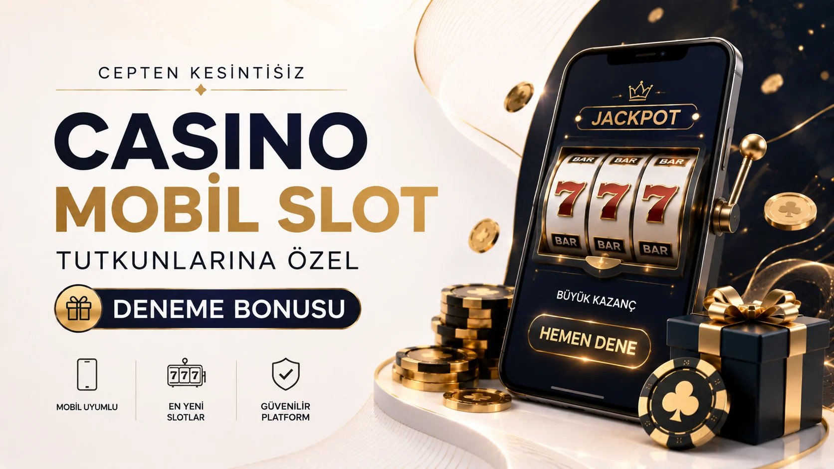 Cepten Kesintisiz Casino Mobil Slot Tutkunlarına Özel Bonus